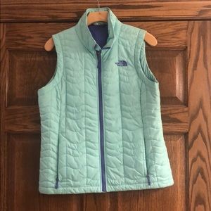 The North Face Quilted Vest Seafoam M